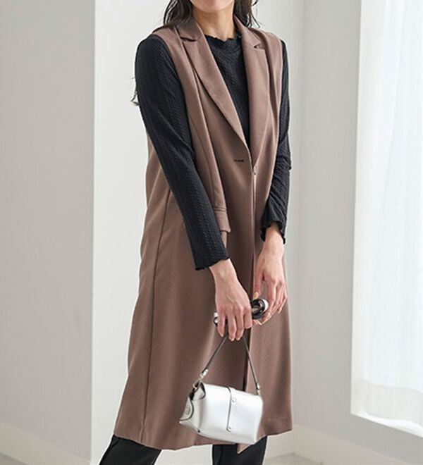 BELLUNA（ベルーナ）の「フリル衿ジャカードプルオーバー（カットソー）」｜詳細画像