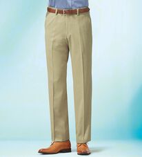 「裾上げ済吸汗速乾アジャスター付スラックス（メンズスラックス）」