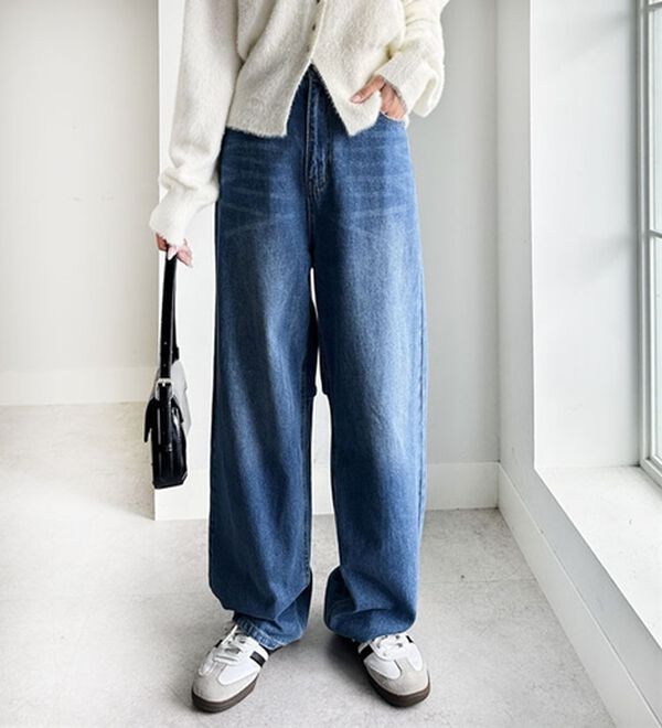 GeeRA（ジーラ）の「美脚魅せカーブデニム（フルレングスパンツ）」｜詳細画像