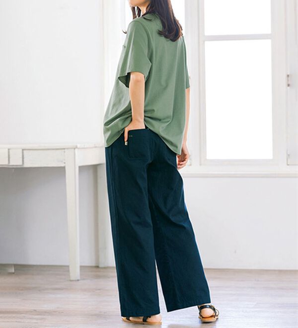 ルフラン（ルフラン）の「＜ｆｕ－ｕ＞綿１００％　裏さらっとズボン（フルレングスパンツ）」｜詳細画像