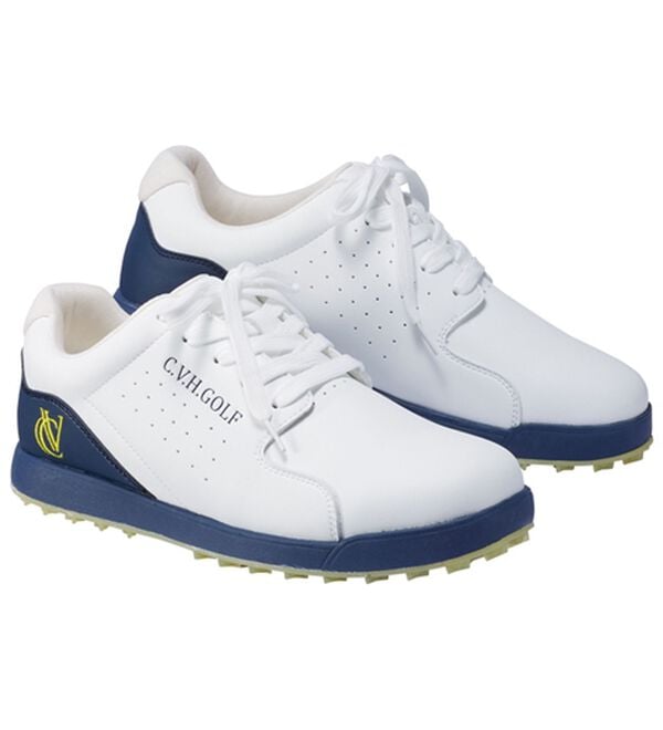 「＜コムルヴァン・オム　ゴルフ＞スパイクレスシューズ（メンズスニーカー）」｜ホワイト