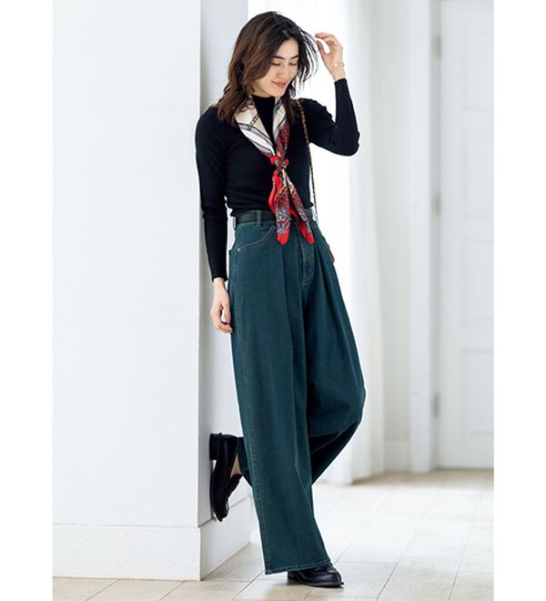 ルフラン（ルフラン）の「Ｃ．Ｂ．Ｓ．ジーンズタックパンツ（フルレングスパンツ）」｜詳細画像