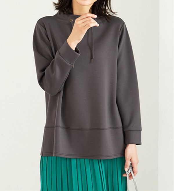 BELLUNA（ベルーナ）の「ワイドネック切替デザインプルオーバー（カットソー）」｜詳細画像