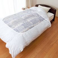 「白掛カバー・ワンタッチシーツ２点セット（掛布団カバー）」