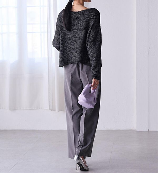 モヘアタッチローゲージシアーニット - ベルーナ【公式】