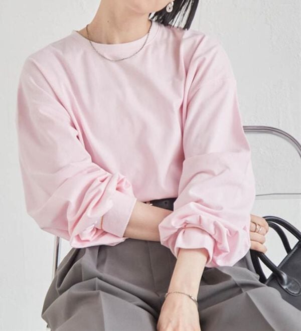 RANAN（ラナン）の「多機能ベーシックオーバーサイズ長袖Tシャツ（Tシャツ）」｜詳細画像