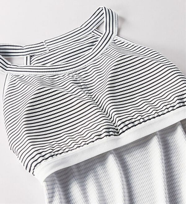 BELLUNA（ベルーナ）の「【水陸両用機能付！】リブ素材カップ付タンクトップ（タンクトップ・キャミソール）」｜詳細画像