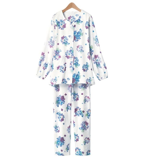 「【２着組】小柄さんにピッタリ涼やかパジャマ（パジャマ・ルームウェア）」｜詳細画像