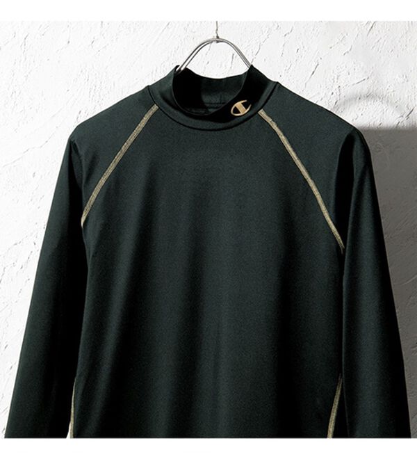 「【３色組】＜チャンピオン＞モックネックロングスリーブＴシャツ（メンズＴシャツ）」｜詳細画像