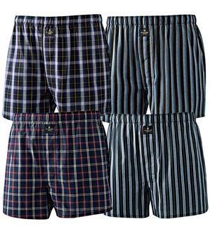 「【４枚組】＜デービッド　ヒックス＞紳士のトランクス（メンズトランクス）」｜トランクス4枚組