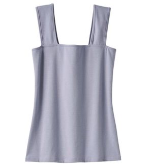 YU'NOW（ユナウ）の「【抗菌防臭】【吸水速乾】ブラ紐隠しの優秀インナー（肌着・インナーウェア）」｜ブルー