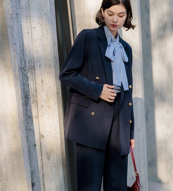 GeeRA（ジーラ）の「【入卒式/セレモニー】着回しベスト＆ジャケットセットスーツ（パンツスーツ）」｜詳細画像