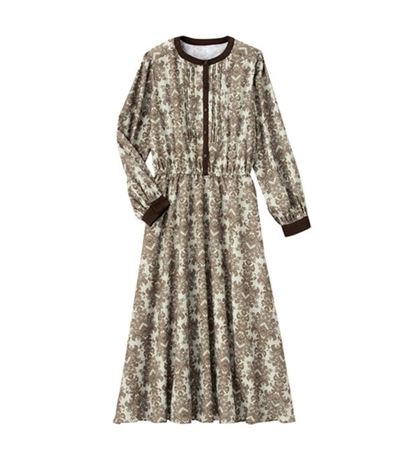 GeeRA（ジーラ）の「大人プリントロングワンピース（ロングワンピース）」｜詳細画像