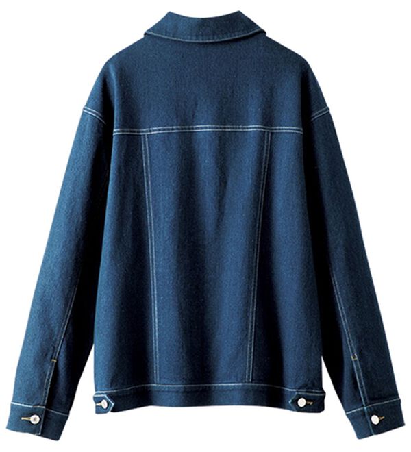 BELLUNA（ベルーナ）の「デニム素材ゆったりジャケット（その他ジャケット）」｜詳細画像