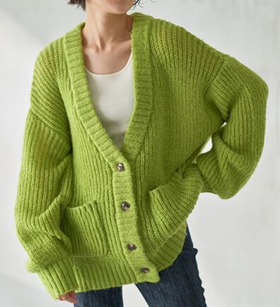 RANAN（ラナン）の「モヘアライクニットカーディガン（ニットカーディガン）」