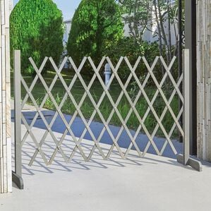 「木製伸縮フェンス（ガーデニング・園芸用品）」｜詳細画像