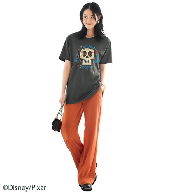 「＜Ｄｉｓｎｅｙ＞キャラクタープリントヴィンテージ風Ｔシャツ（チュニック）」｜詳細画像