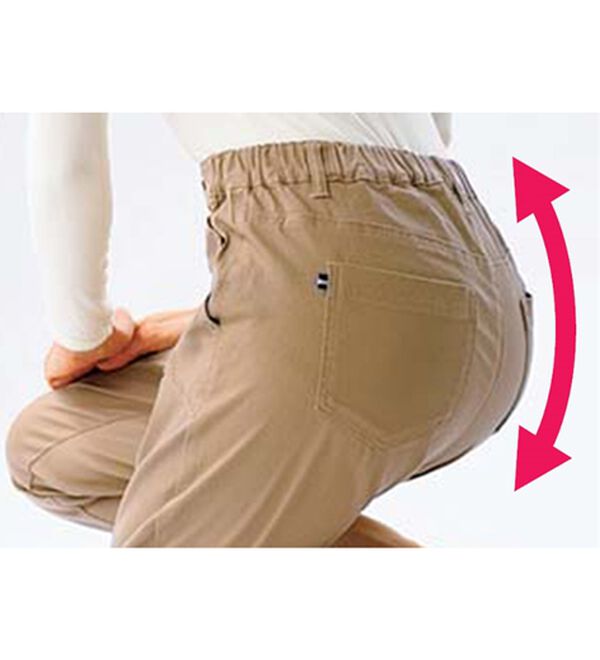 ルフラン（ルフラン）の「【２本組】らくちん＊デイリーパンツ（フルレングスパンツ）」｜詳細画像