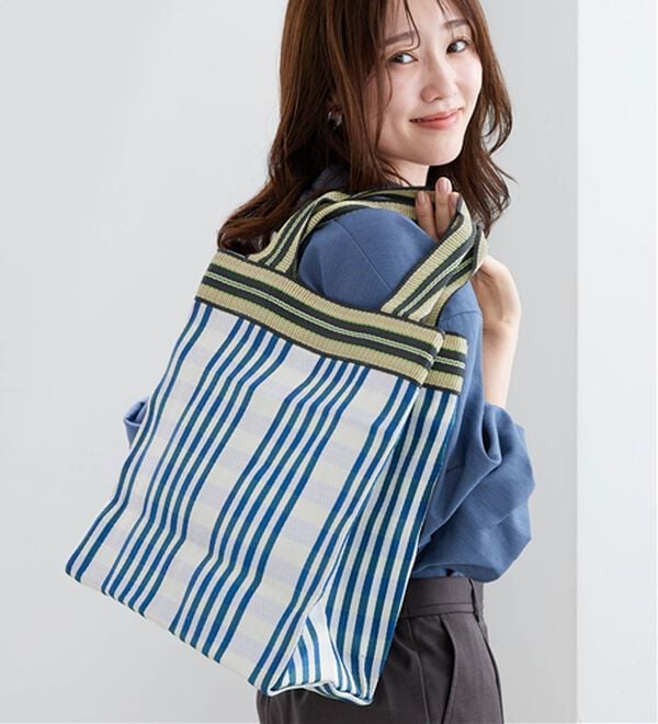 BELLUNA（ベルーナ）の「<INDIA>プラスチックバッグスクエア（その他バッグ）」｜詳細画像