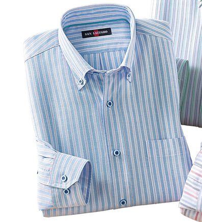 「お出かけ応援！防花粉オックスシャツ（メンズシャツ）」