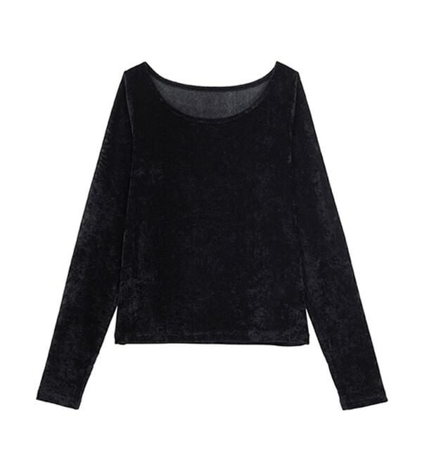 RANAN（ラナン）の「２ＷＡＹレイヤードシアーベロアトップス（カットソー）」｜詳細画像