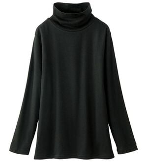 LAVIENNE（ラヴィエンヌ）の「防風＆裏フリースであたたかインナー（肌着・インナーウェア）」｜ブラック