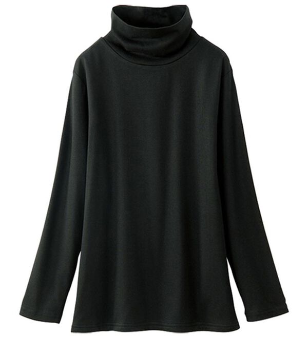 LAVIENNE（ラヴィエンヌ）の「防風＆裏フリースであたたかインナー（肌着・インナーウェア）」｜ブラック