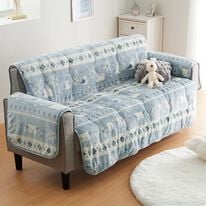 iellio（イエリオ）の「北欧調ボリュームフランネルソファカバー＜抗菌防臭・吸湿発熱・蓄熱・北欧柄・ソファーカバー・センターカバー（ソファーカバー）」