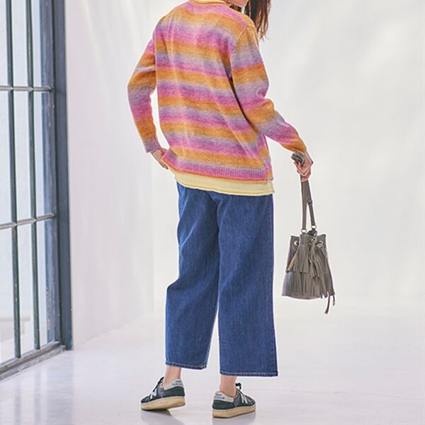 BELLUNA（ベルーナ）の「ポケット使いグラデーションニットプルオーバー（ニット・セーター）」｜詳細画像