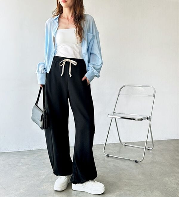 GeeRA（ジーラ）の「２ＷＡＹカーブスウェットパンツ（フルレングスパンツ）」｜詳細画像