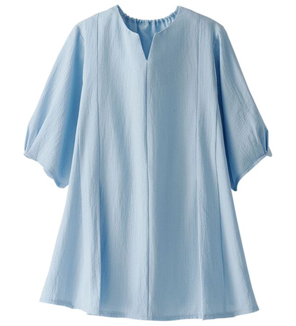 BELLUNA（ベルーナ）の「スッキリ見せ！ポコポコ素材プルオーバー（ブラウス）」｜詳細画像