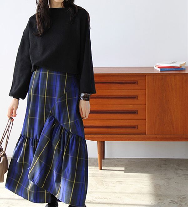 GeeRA（ジーラ）の「ボタン付モチモチニットトップス（ニット・セーター）」｜詳細画像