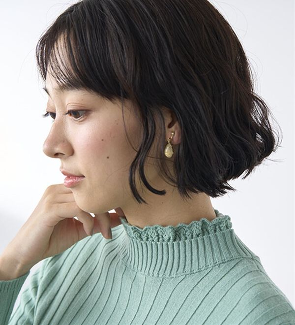 BELLUNA（ベルーナ）の「ウール入りウォッシャブルセーター（ニット・セーター）」｜詳細画像