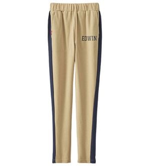 BELLUNA（ベルーナ）の「＜ＥＤＷＩＮ＞ミニ裏毛ラインパンツ（その他パンツ）」｜ベージュ