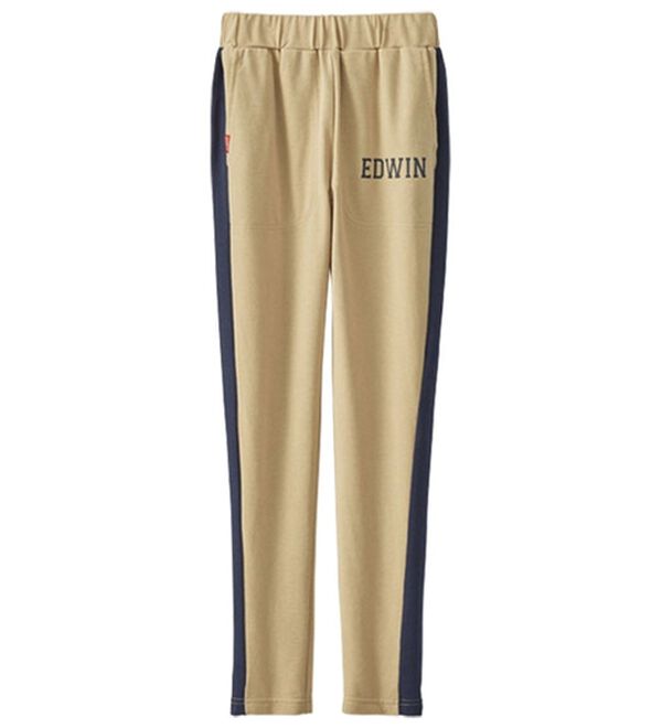 BELLUNA（ベルーナ）の「＜ＥＤＷＩＮ＞ミニ裏毛ラインパンツ（その他パンツ）」｜ベージュ