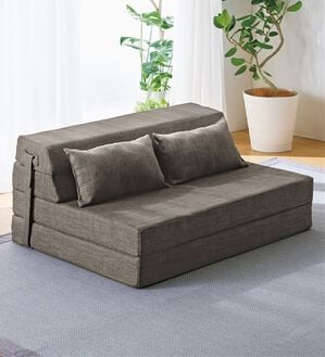 iellio（イエリオ）の「３通りに使えるマットレス＜ソファ・マットレス・背もたれ付マットレス＞（マットレス）」｜グレー