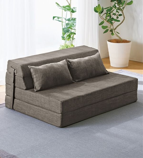 iellio（イエリオ）の「３通りに使えるマットレス＜ソファ・マットレス・背もたれ付マットレス＞（マットレス）」｜グレー