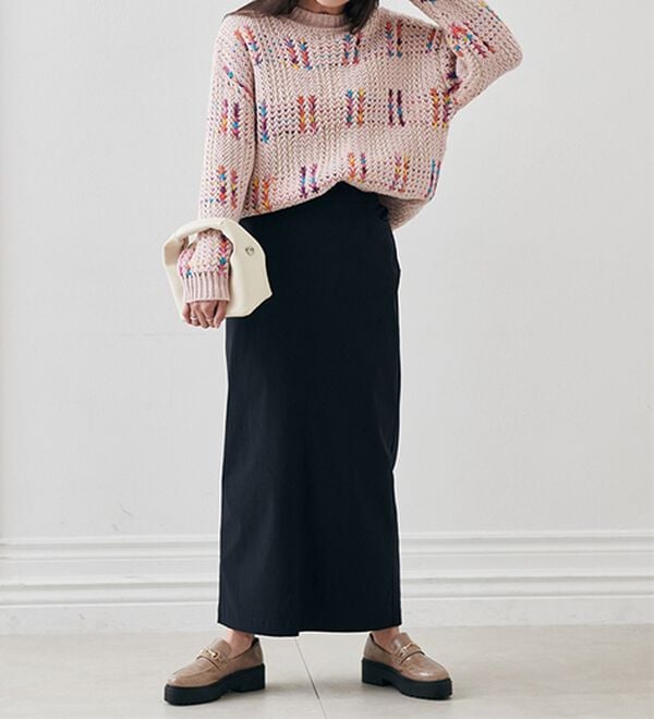 RANAN（ラナン）の「カラフルニットプルオーバー（ニット・セーター）」｜詳細画像
