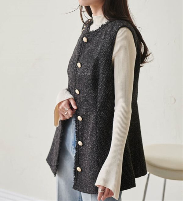 RANAN（ラナン）の「ペプラムツイードジレ（ジレ）」｜詳細画像