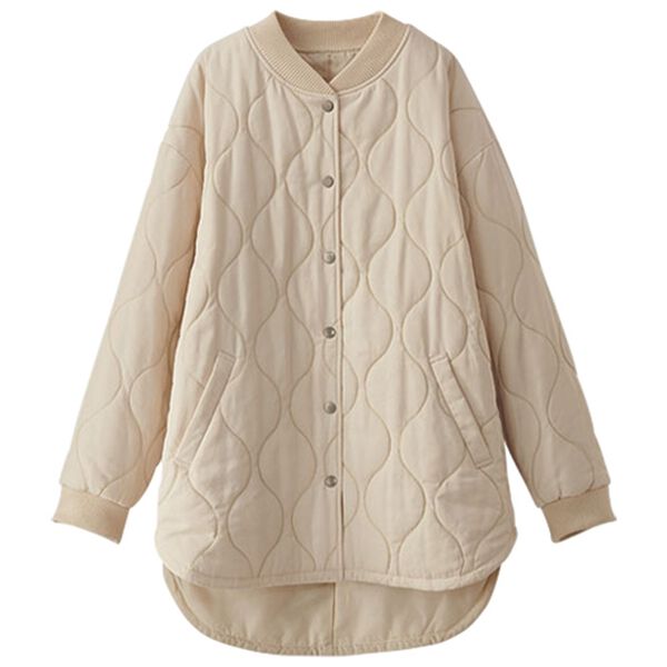 BELLUNA（ベルーナ）の「中わたキルトシンプルブルゾン（ブルゾン）」｜詳細画像