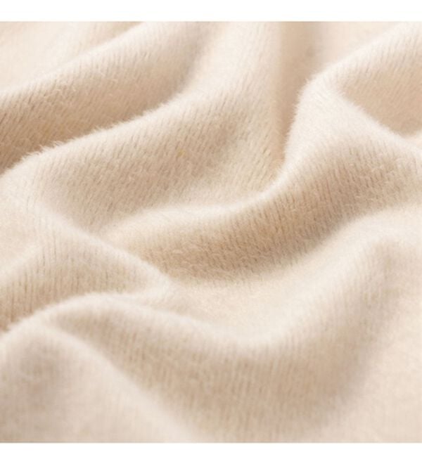 Viola e Viola（ヴィオラ エ ヴィオラ）の「【蓄熱保温】裏ファーVネックゆるシルエットパーカー（パーカー）」｜詳細画像