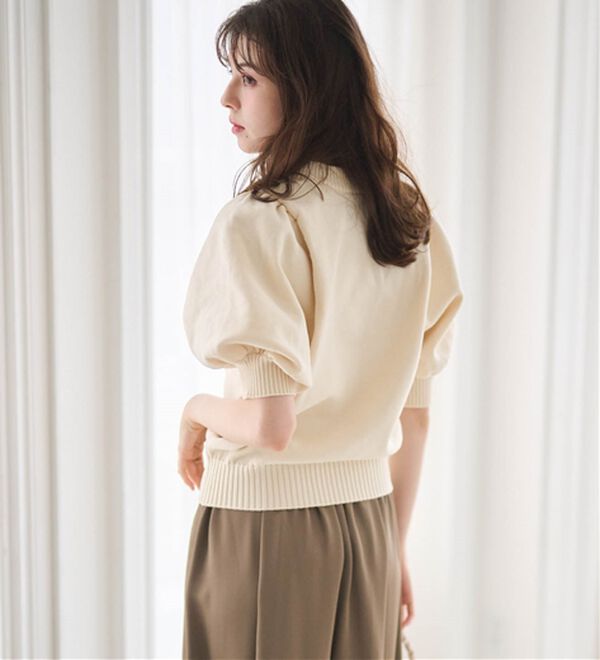 RANAN（ラナン）の「ボリュームパフスリーブニットトップス（ニット・セーター）」｜詳細画像