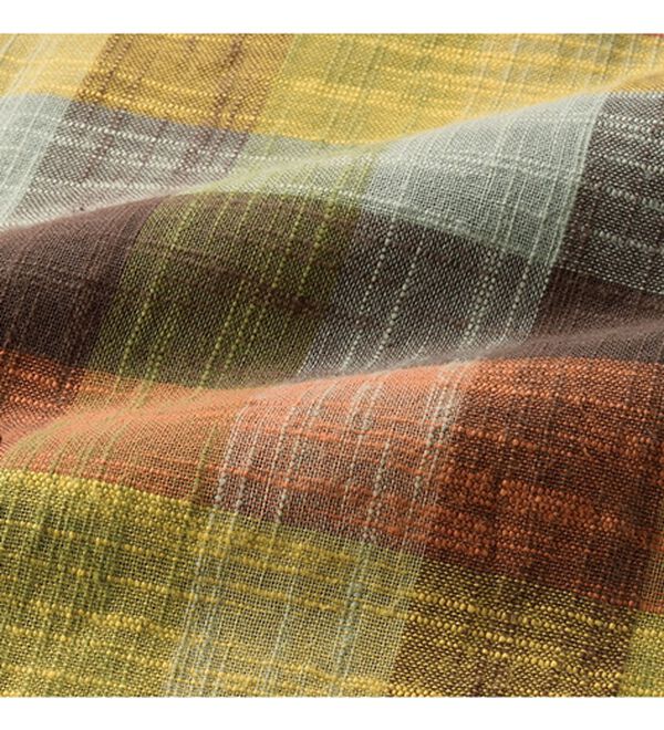 「【２色組】スラブ調先染めチェック柄リラックスシャツ（メンズシャツ）」｜詳細画像