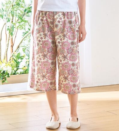 「【３色組】綿１００％下だけパジャマ七分丈（パジャマ・ルームウェア）」