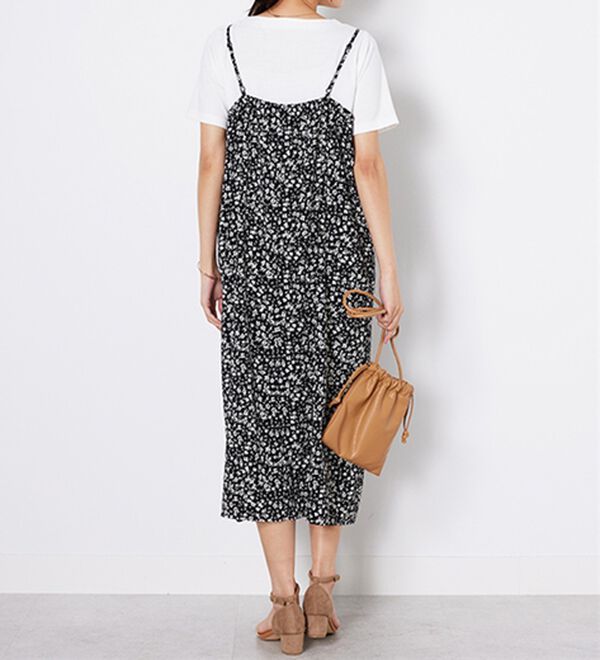 BELLUNA（ベルーナ）の「【2点セット】花柄プリントキャミワンピースアンサンブル（プリントワンピース）」｜詳細画像