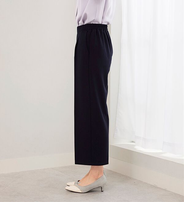 BELLUNA（ベルーナ）の「＜セレモニースタイル＞ジョーゼット素材ワイドパンツ（ワイドパンツ・ガウチョ）」｜詳細画像