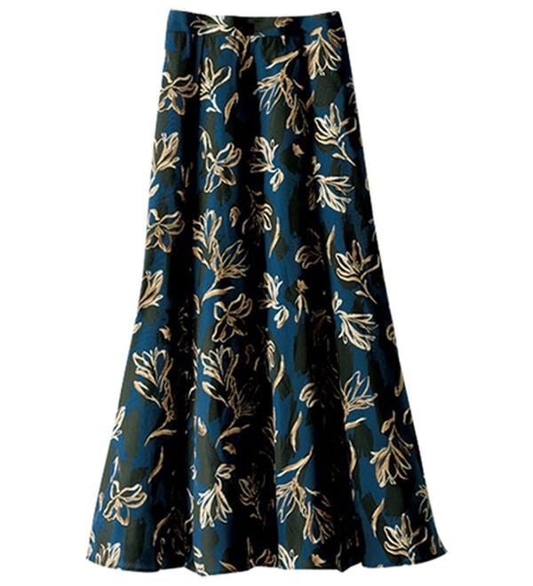 BELLUNA（ベルーナ）の「着映えプリントフレアスカート（ロングスカート）」｜詳細画像