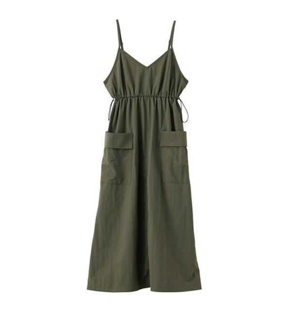 GeeRA（ジーラ）の「ミリタリーナイロンジャンパースカート（ロングスカート）」｜詳細画像