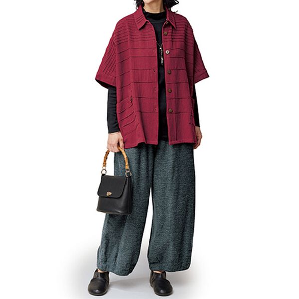 BELLUNA（ベルーナ）の「綿１００％タックデザインジャケット（その他ジャケット）」｜詳細画像