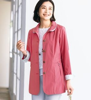 ルフラン（ルフラン）の「衿デザインスプリングコート（ハーフコート）」｜詳細画像